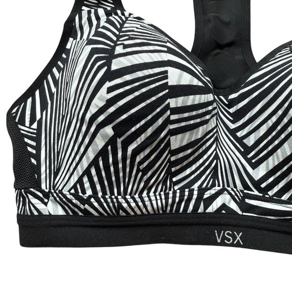 Victoria's Secret VSX Incredible Sports Bra 34C Black High Support Racerback Gym - Picture 4 of 10